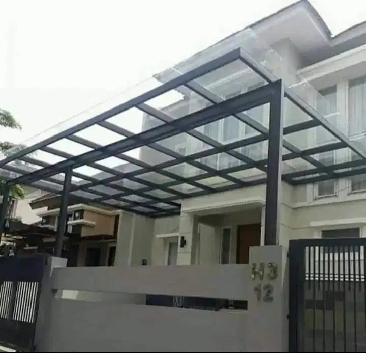 Kanopi garasi atap solarflat