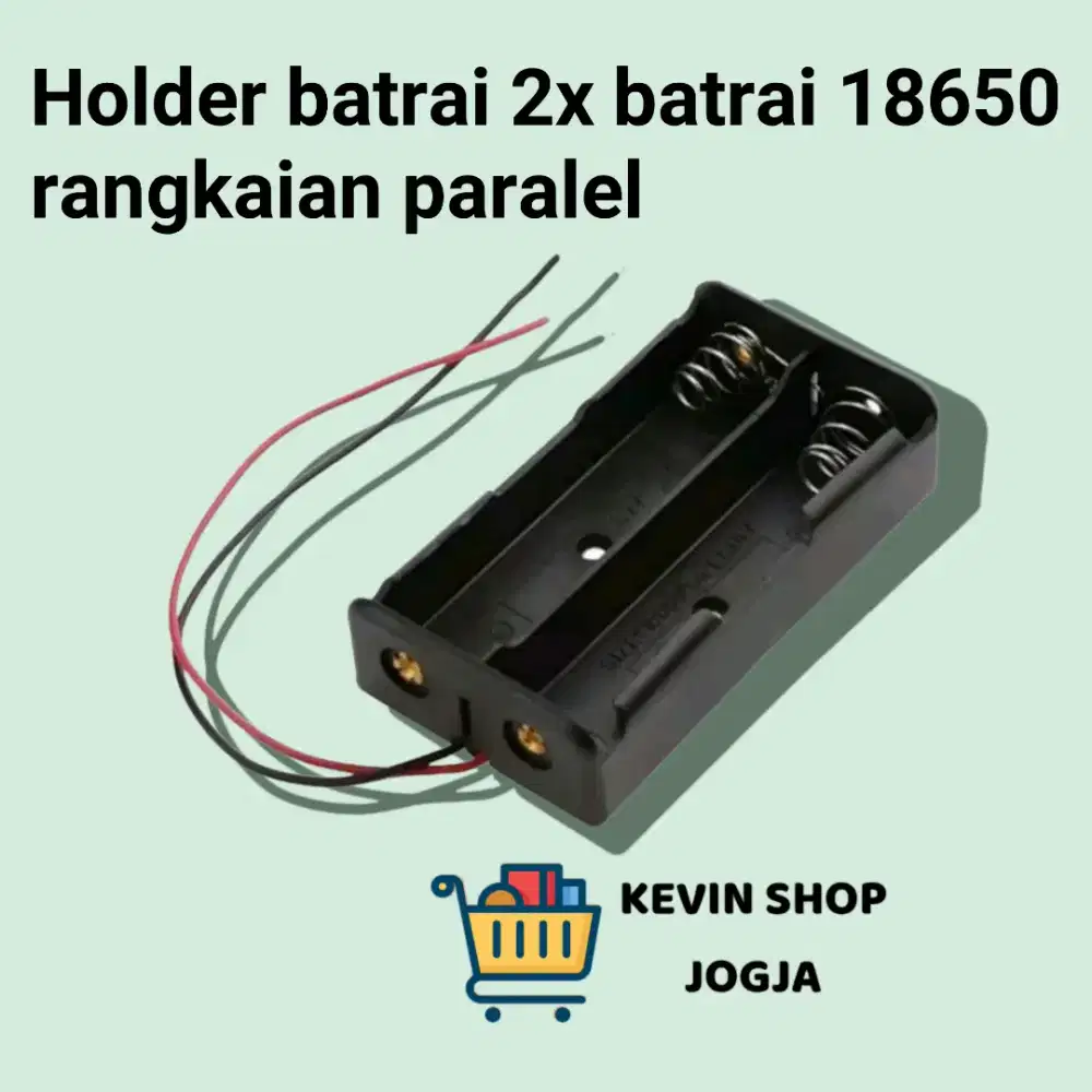 holder batrai 18650 paralel
