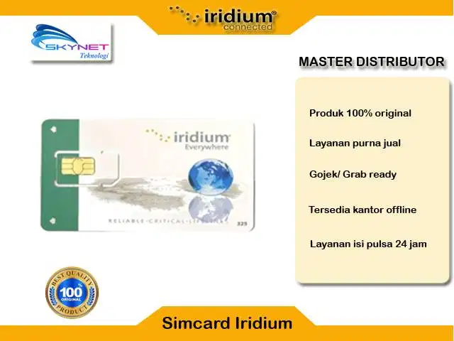 Simcard Telepon Satelit Iridium
