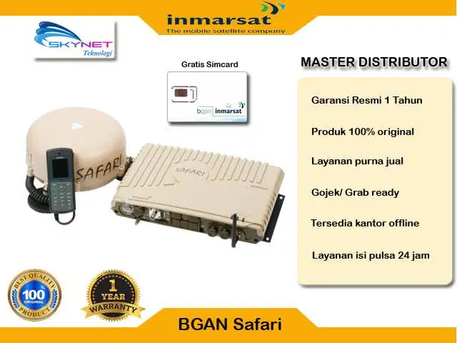 Terminal Satelit Broadband Inmarsat Wideye Safari