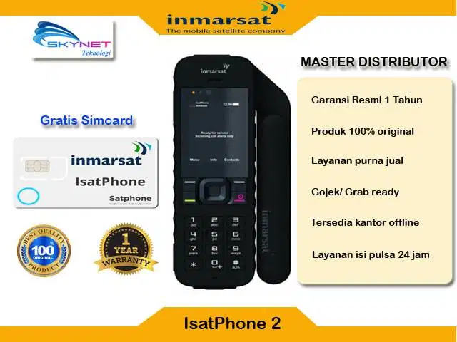 Telepon Satelit Inmarsat IsatPhone 2 Garansi Resmi