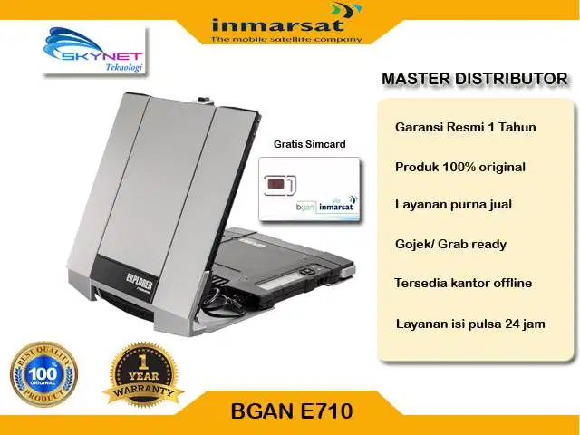 Terminal Satelit BroadBand Inmarsat BGAN Explorer 710