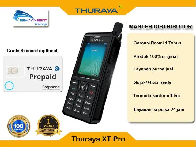 Telepon Satelit Thuraya XT Pro Garansi Resmi
