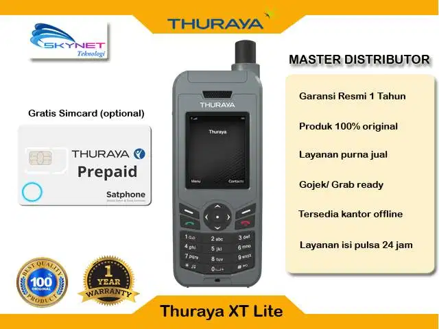 Telepon Satelit Thuraya XT Lite Garansi Resmi