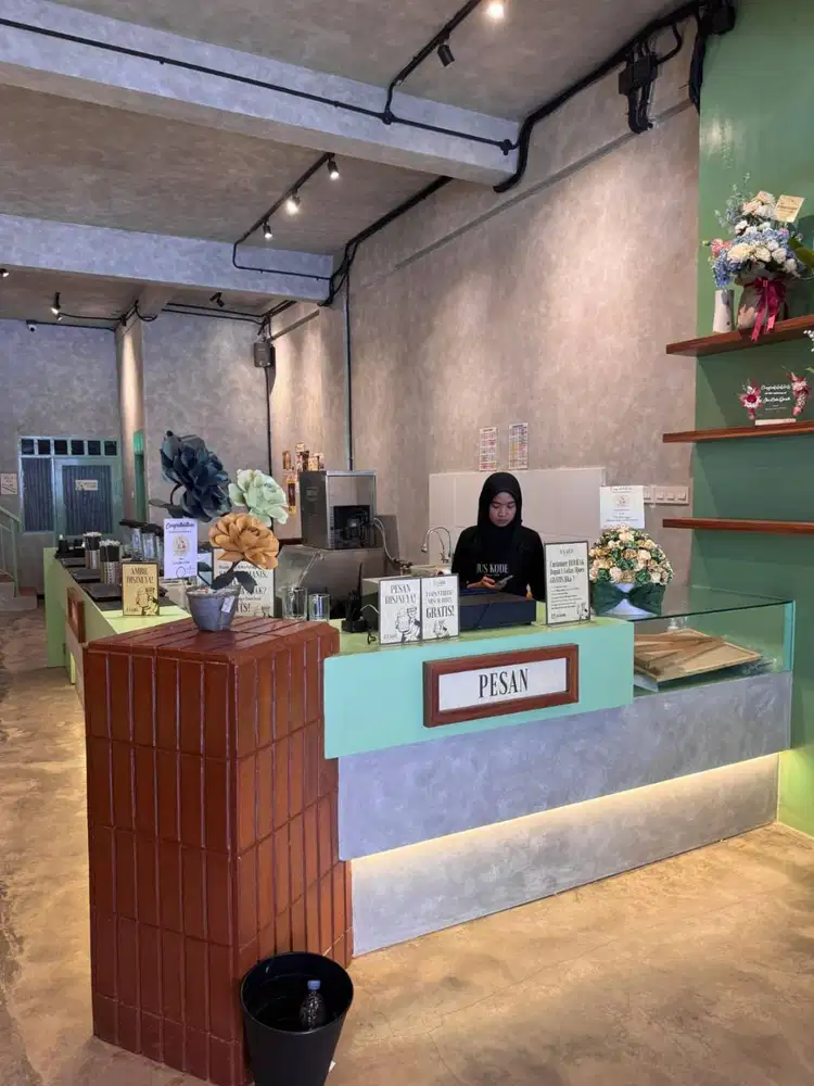 Mebel Cafe Barbershop Klinik Resto Interior Rombong Booth Salon