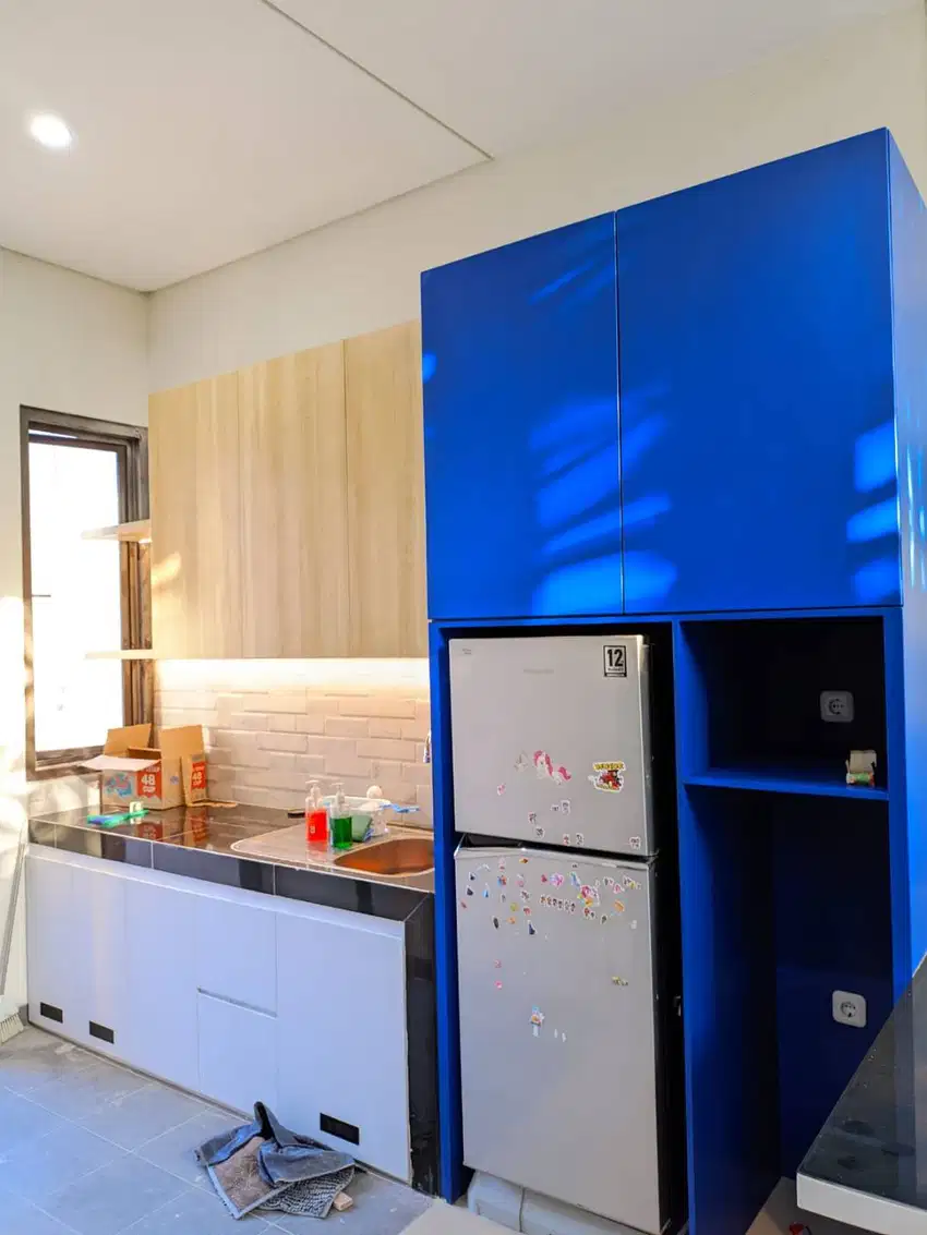Tukang Mebel HPL finishing kernet rakit