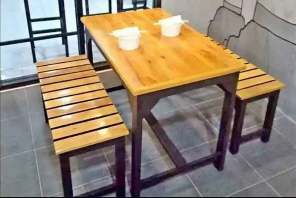 Meja kursi rumah makan