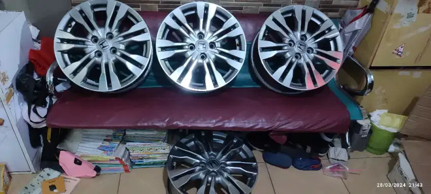 Velg oem honda city ring 16,buat calya, sigra,brio, jazz, dl