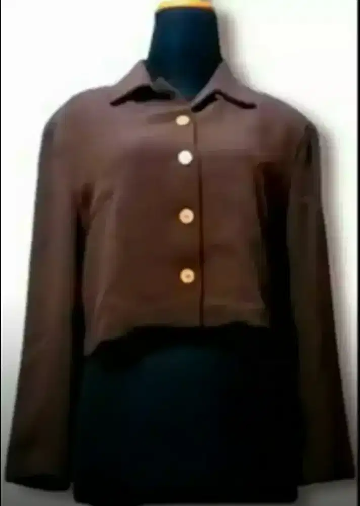 Prelove Atasan/jas 
lengan panjang 
warna brown