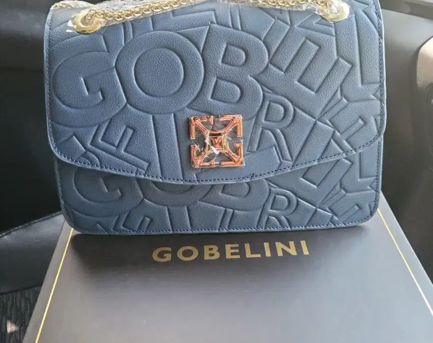 Tas gobelini warna biru