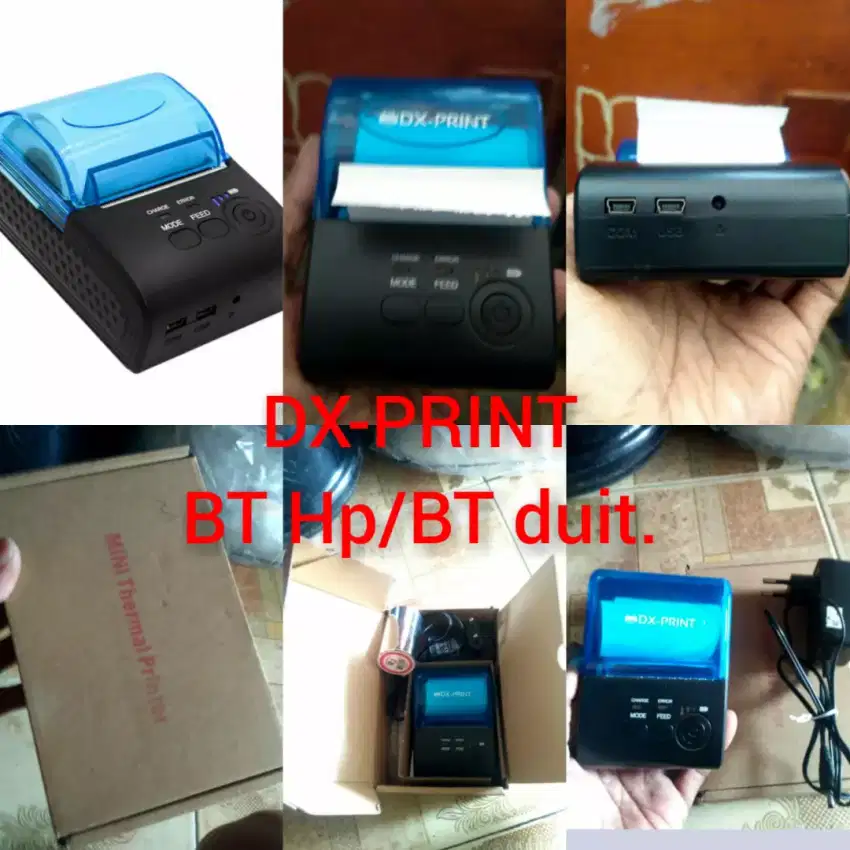 Hand Printer koneksi via Bluetooth buat cetak stroke BT hp pun oke.