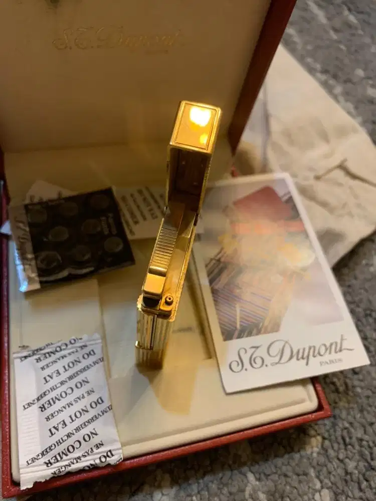 Dupont ligne 2 yellowgold like new /unworn #0016884 NOS