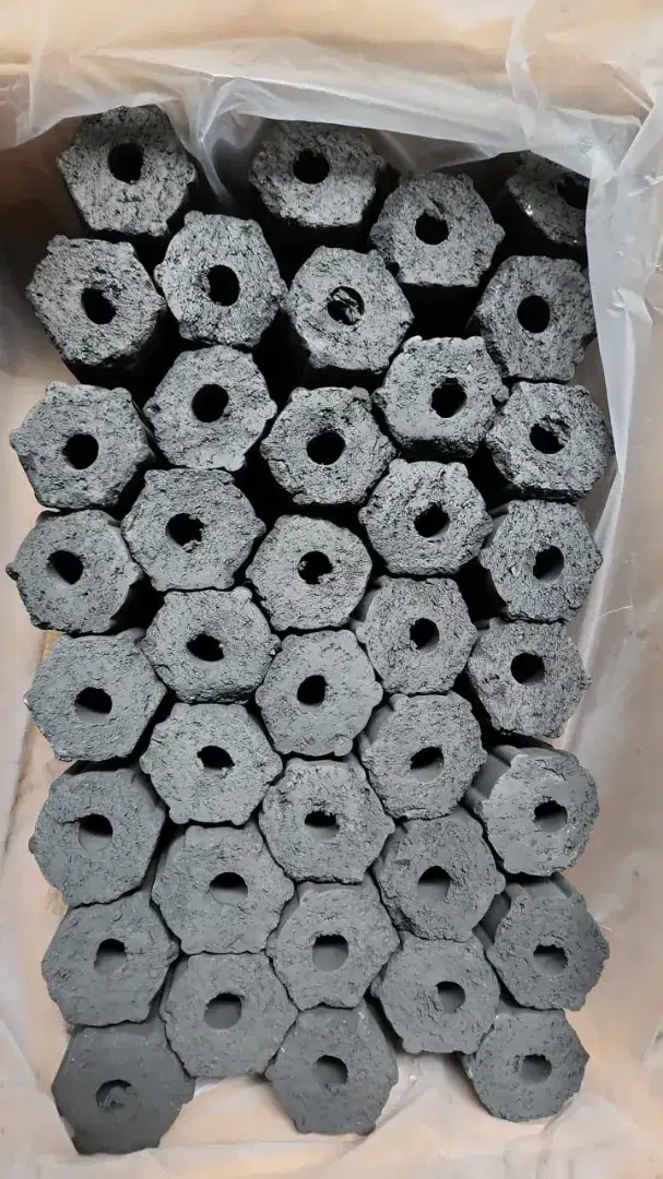 Briket Arang Kayu Murni tanpa di kipas.