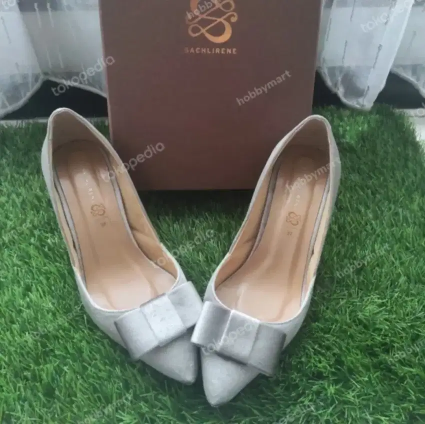 Heels sachlirene x michie chantal silver sz 37