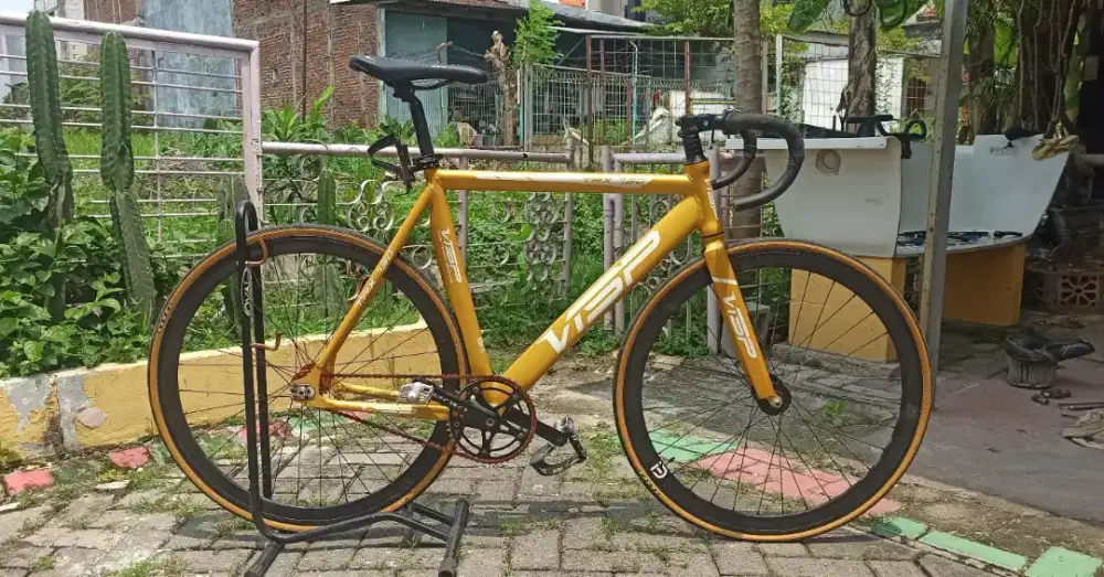 fixie doltrap visp original fuel alloy ringan size 55 tinggi 170 cocok
