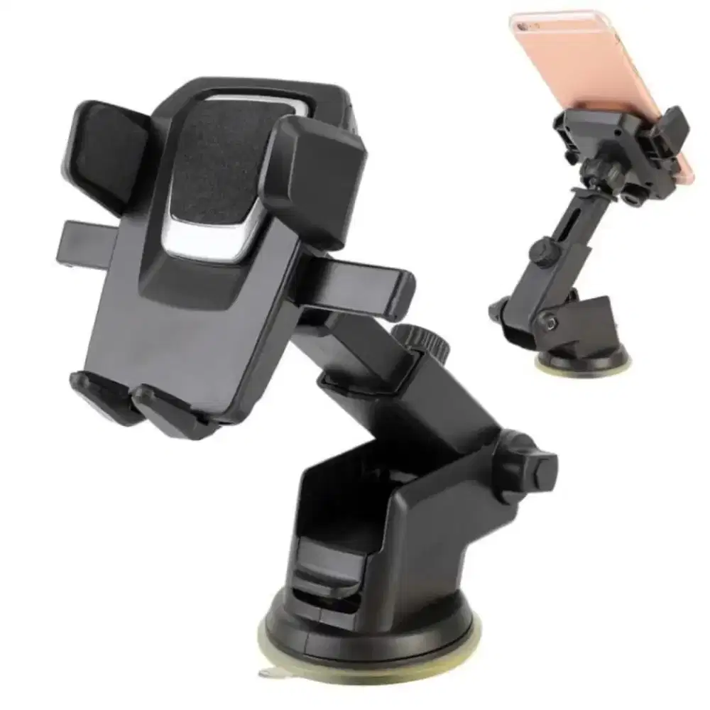 Holder Hp Mobil Di Dashboard dan Kaca Mobil 360 derajat Gps Universal