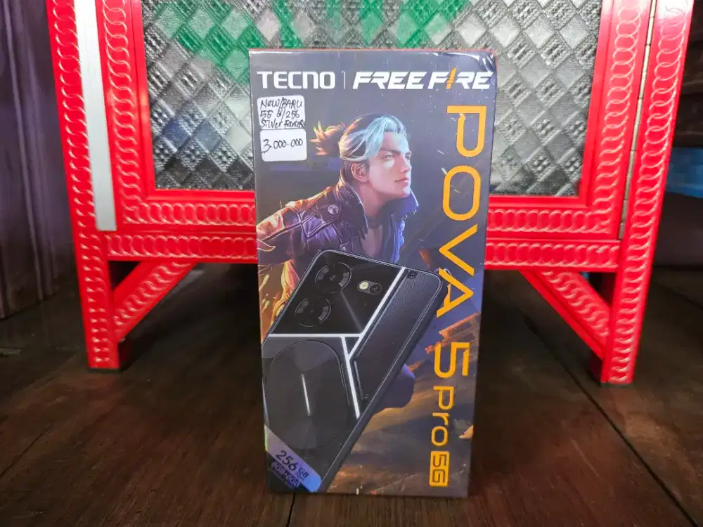 Tecno Pova 5 Pro 5G 8GB+8GB/256GB Silver Fantasy Baru