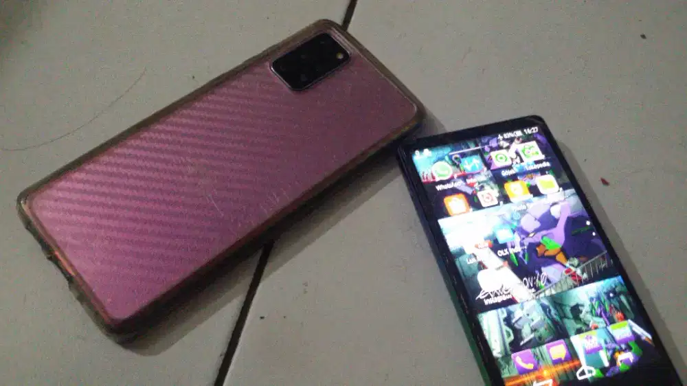 Handphone samsung s20 ex bts, gundam hp