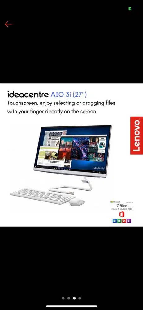LENOVO ALL IN ONE BISA NEGO