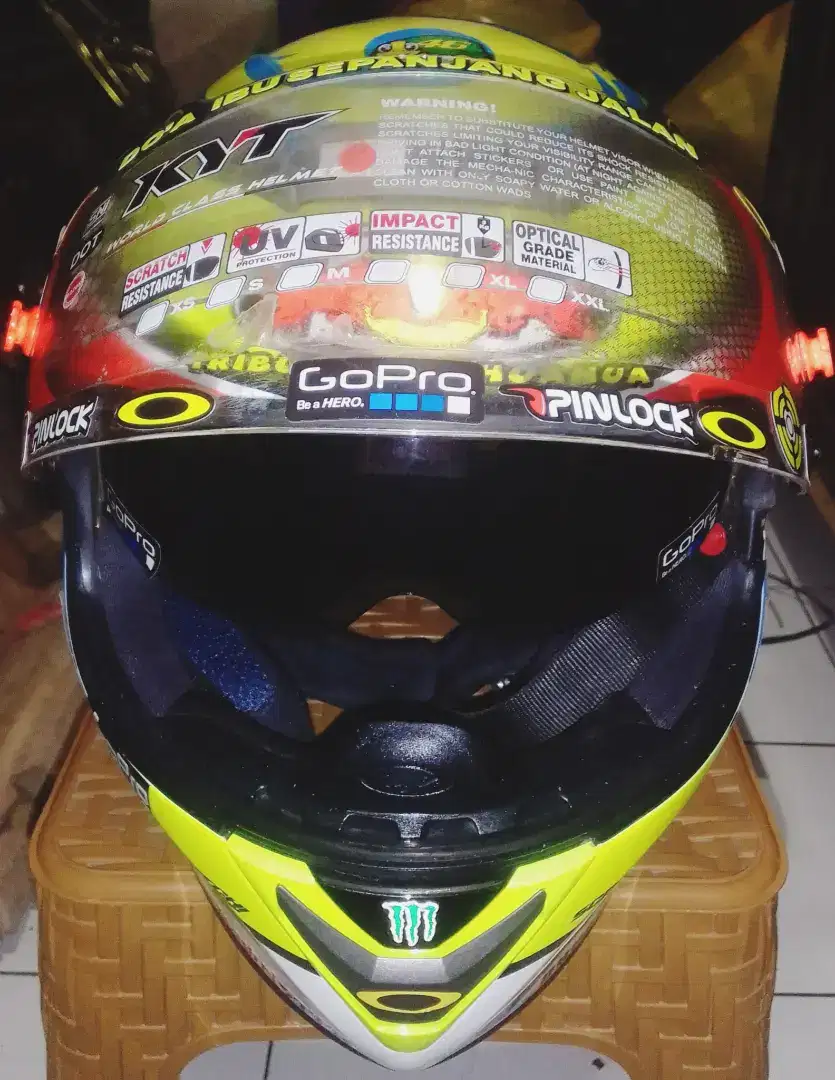 Helm fullface KYT vendetta 2 xavier simeone size M di mahar/carkem