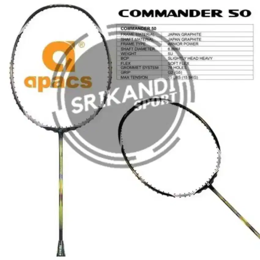 Raket Bulu Tangkis ASLI | Raket Badminton BAGUS ORIGINAL APACS