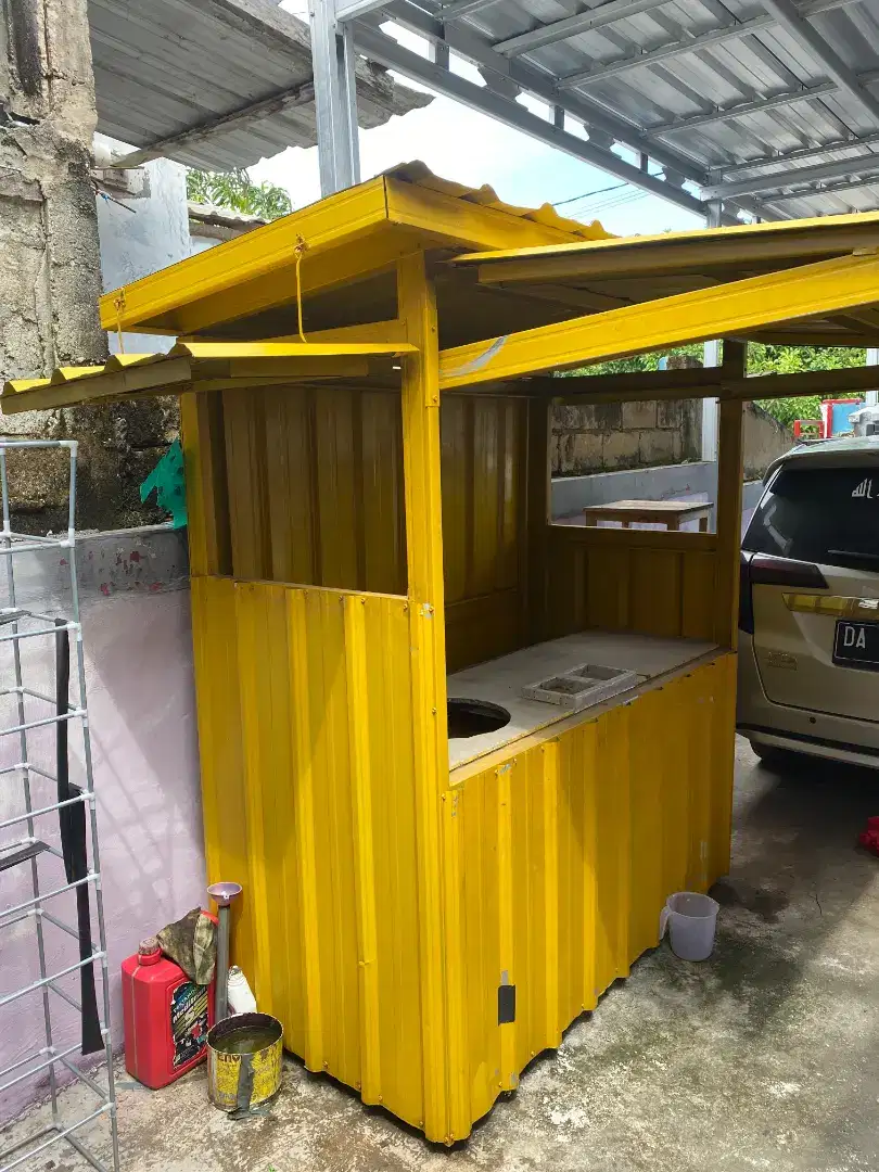 rombong stand Warna Kuning