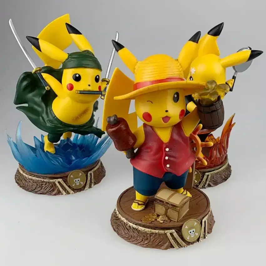 Mainan pokemon , one piece diecast