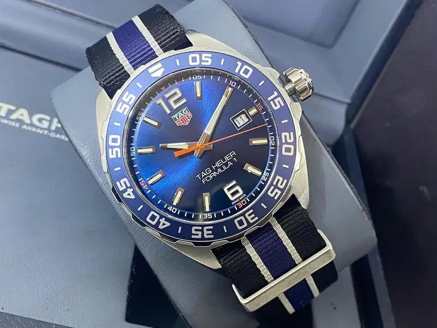 Tag Heuer Formula 1 Quartz Blue Dial Steel 43MM