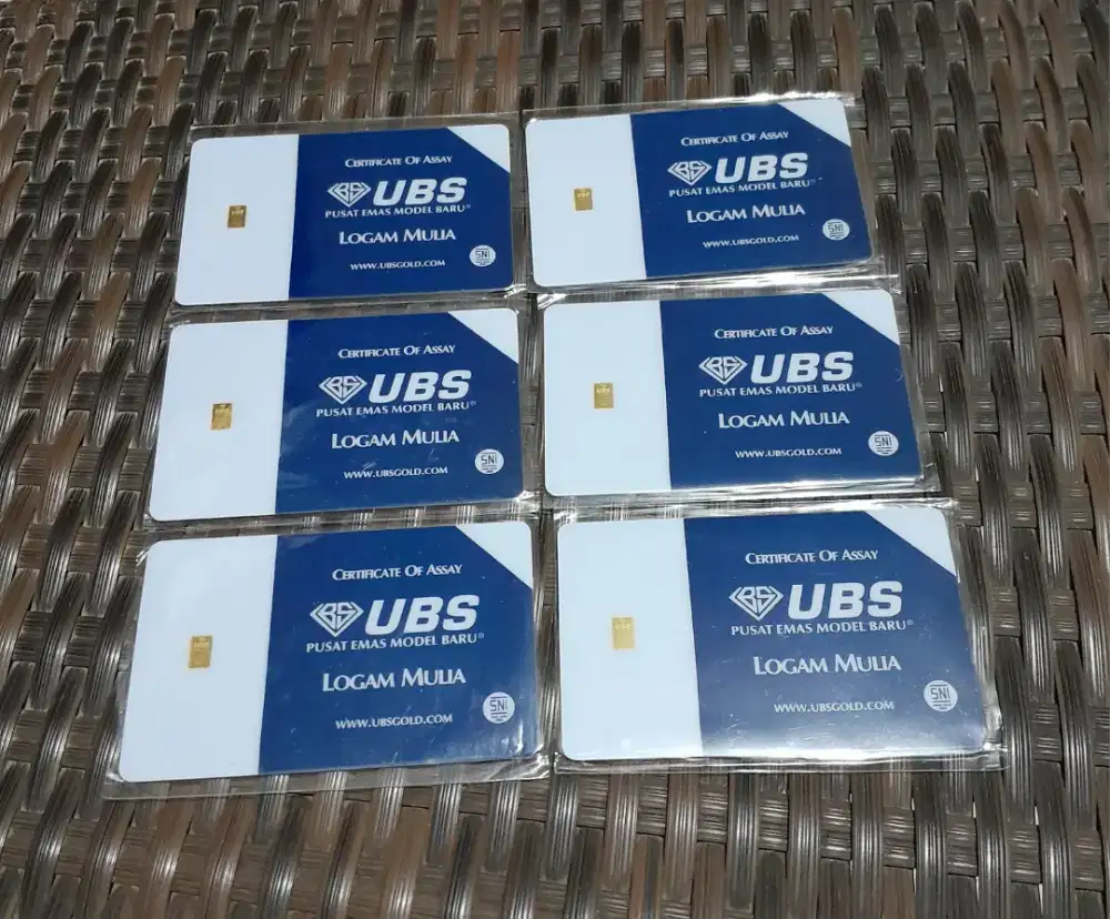 Emas UBS 0,1 gram (dibaca deskripsi iklannya)