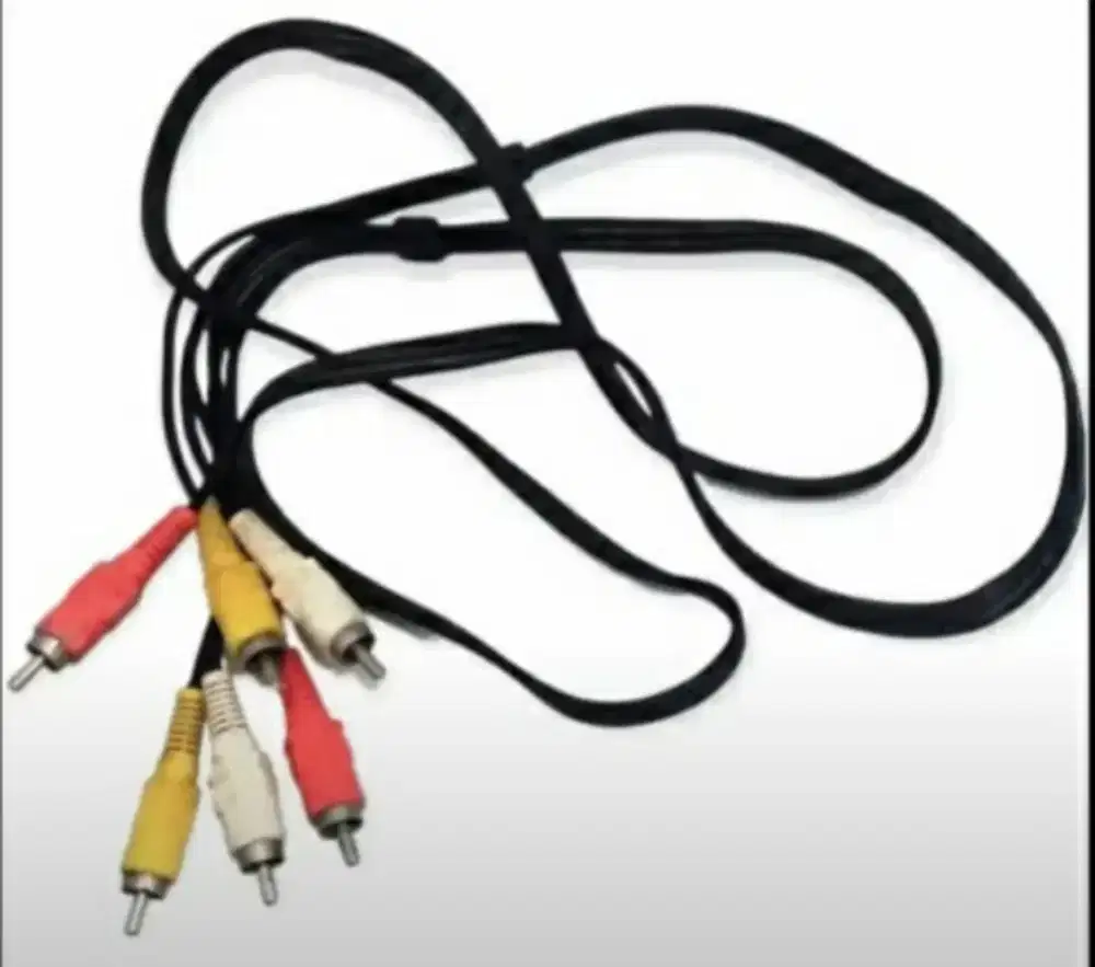 Jak jack kabel audio DVD ke  TV ke DVD RCA 3 ke 3