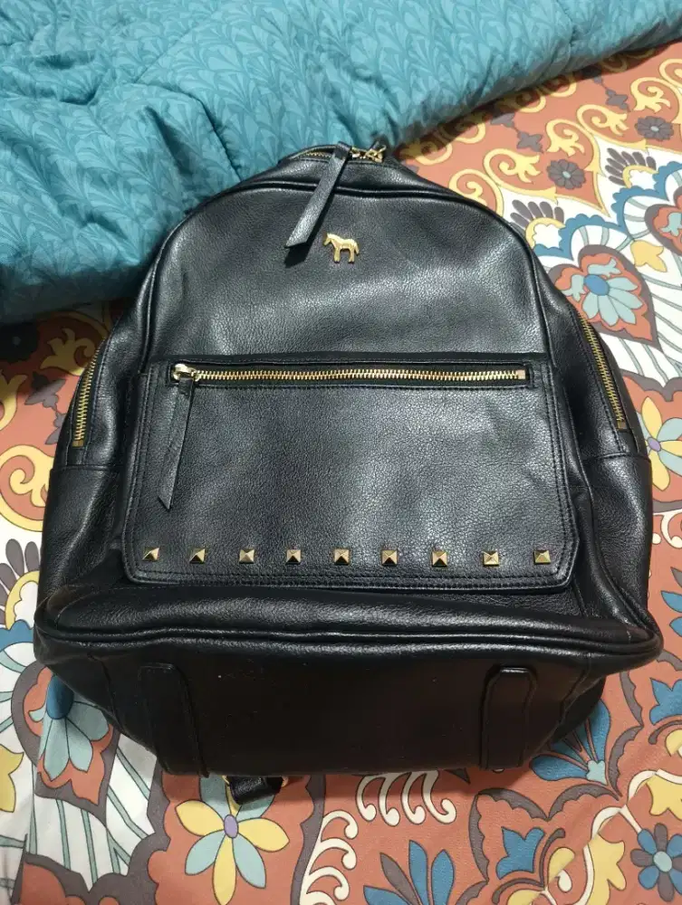 Tas Ransel Kulit Asli Merek Lapalette Original Ada Kartu Garansi Ori