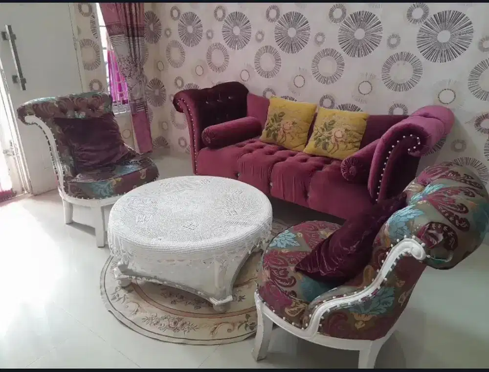 Sofa kayu jati 3 in 1