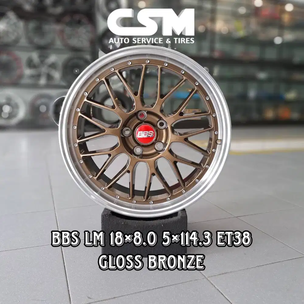 BBS LM R18. BRONZE. For Innova,Reborn,Zenix,CRV,HRV,ALPHARD,CX3,WRV