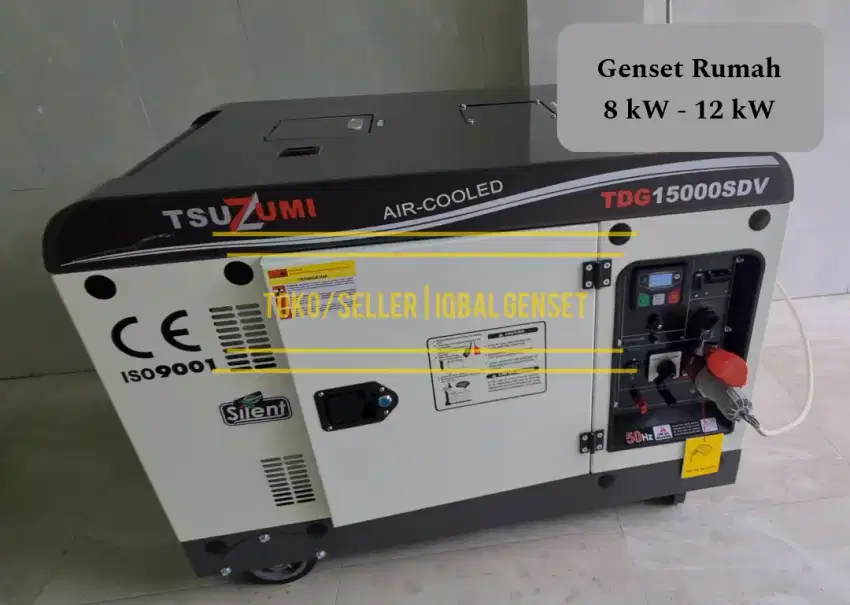 Genset 10.000 Watt Silent Japan Tsuzumi Tech