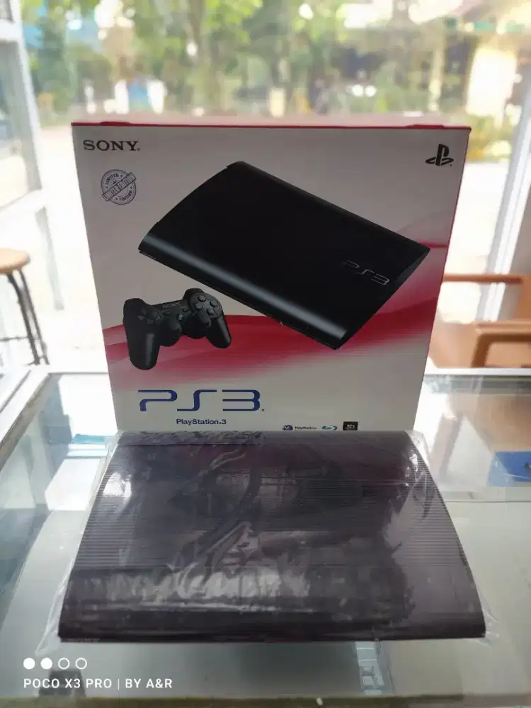PS3 superslim 500gb Fullgame / Bergaransi