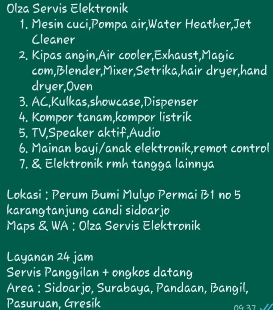 Servis panggilan dispenser,pompa air,mesin cuci,kipas angin,kompor