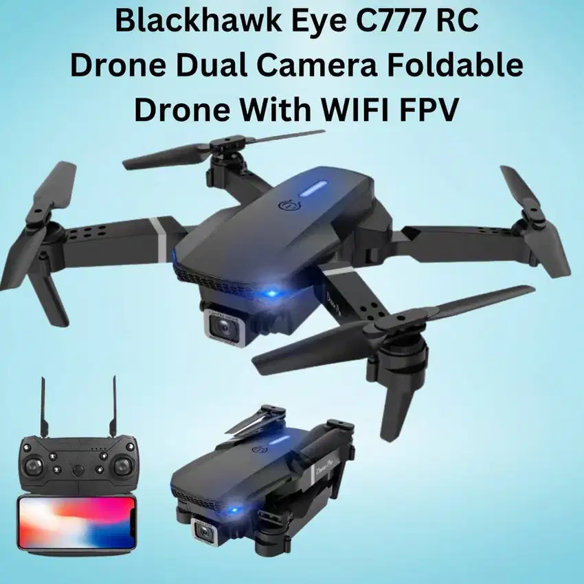 BLACKHAWK EYE C777 DRONE DUAL CAMERA / DRONE 4K / DRONE WIFI FPV