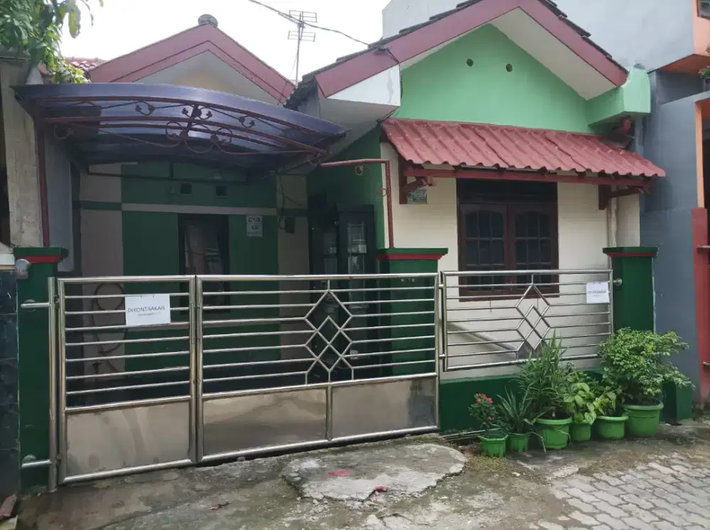 (BISA BULANAN) KONTRAKAN 1 UNIT RUMAH DALAM PERUMAHAN