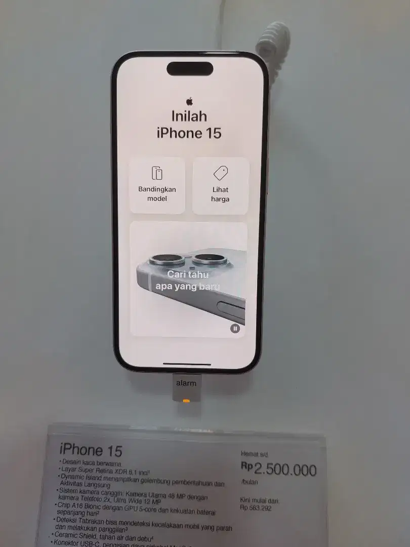 Iphone 15 128GB || kredit Dp dan Bunga 0%