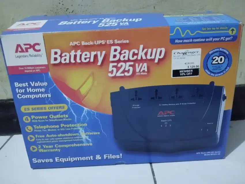 UPS APC 525 VA (325Watts)  Minus