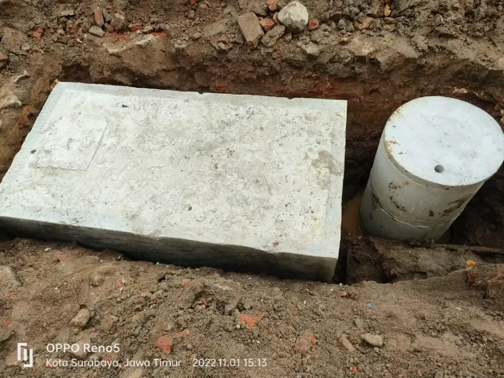Septictank beton bertulang dan resapan