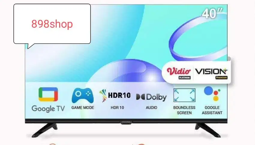 Coocaa TV 40 Google TV Android 11 FullHD Dolby Digital TV Resmi 3th