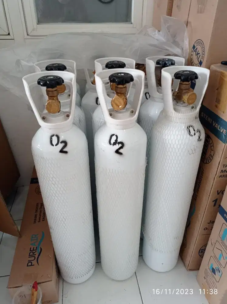 Tabung Baru 1,5m3 + Isi Oksigen Full HARGA PROMO