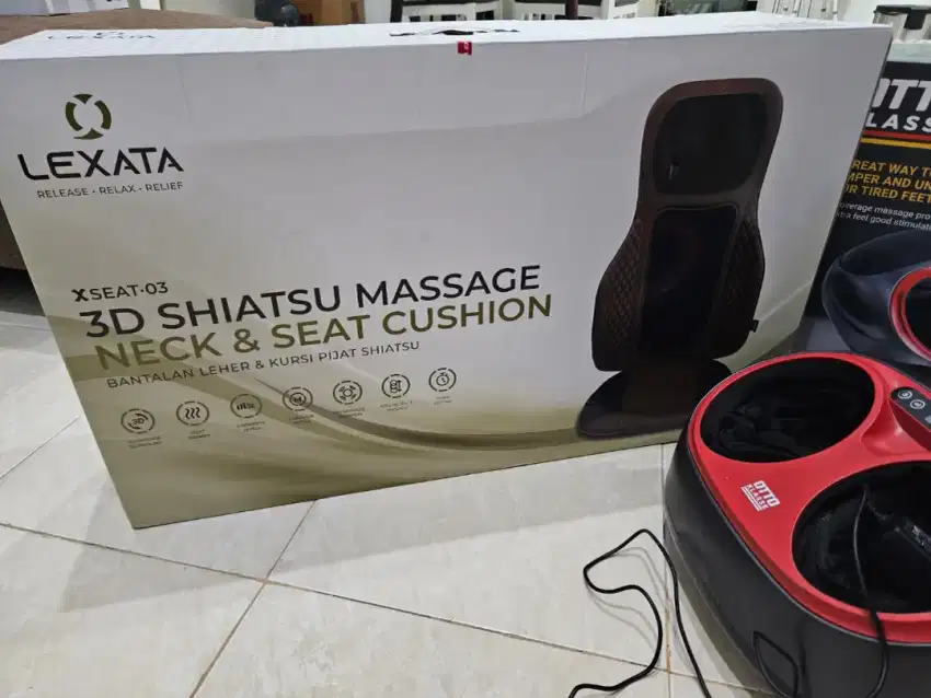 3D SIATSHU MASSAGE dan FOOT MASSAGER - ALAT PIJAT 1SET (NEGO)