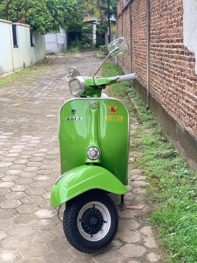vespa super surat lengkap plat kotamadya