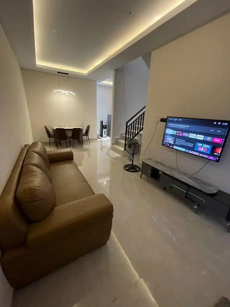 Disewakan rumah harian full furnished