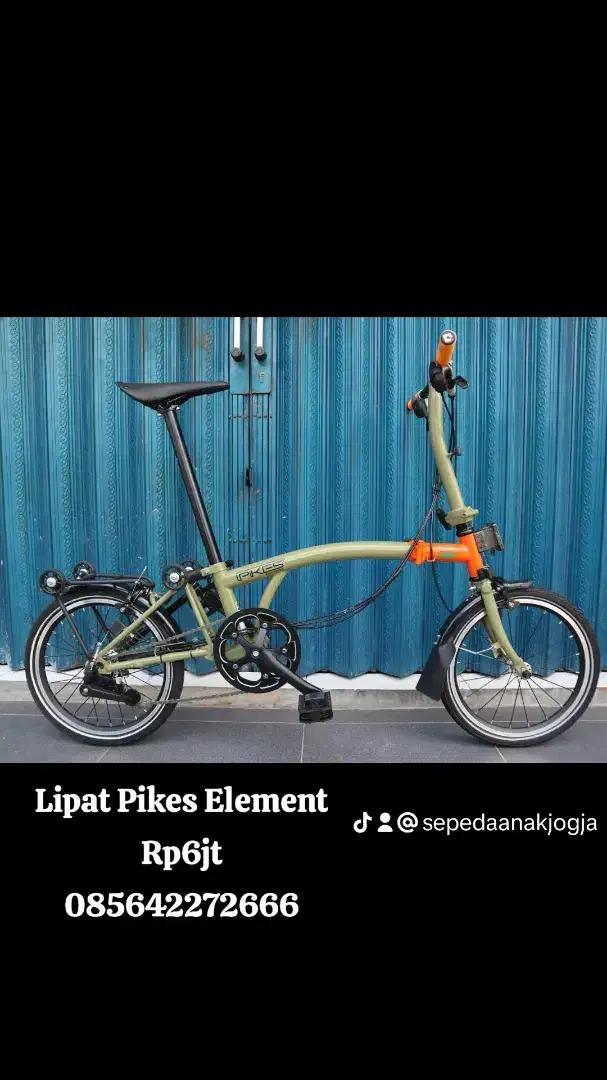 SEPEDA LIPAT 16 ELEMENT PIKES GEN 2 NATURE