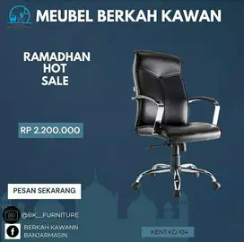 Kursi kantor. Kursi termurah. Kursi hidrolik. Kursi kent kd 104