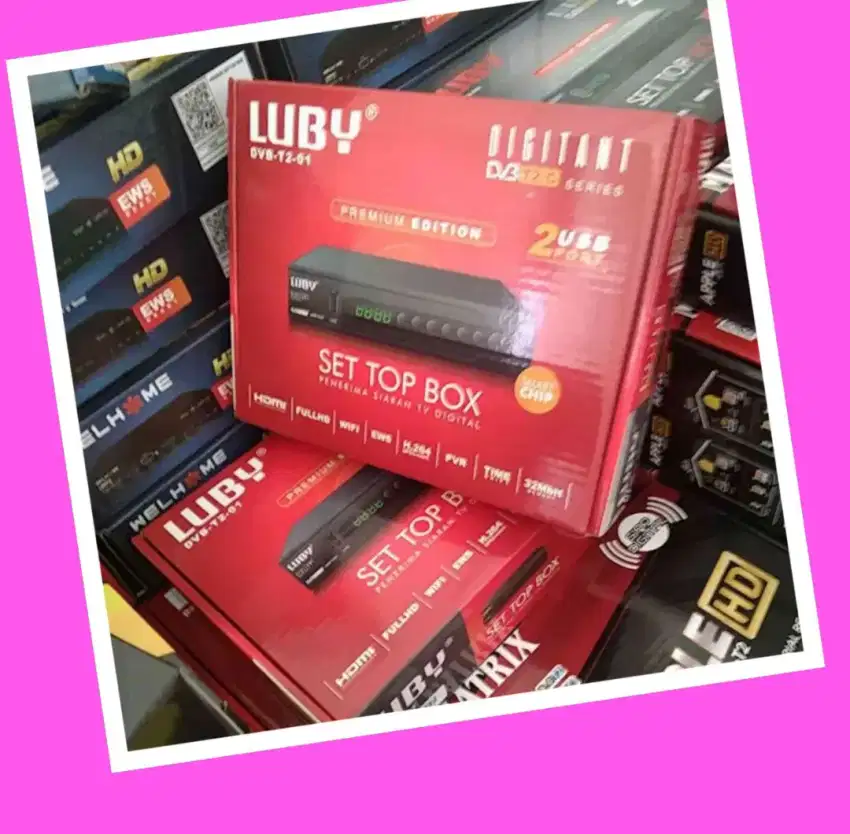 STB SET TOP BOX ~Memori Gede 32 MB - utk JANGKA PANJANG =Banyak Chanel