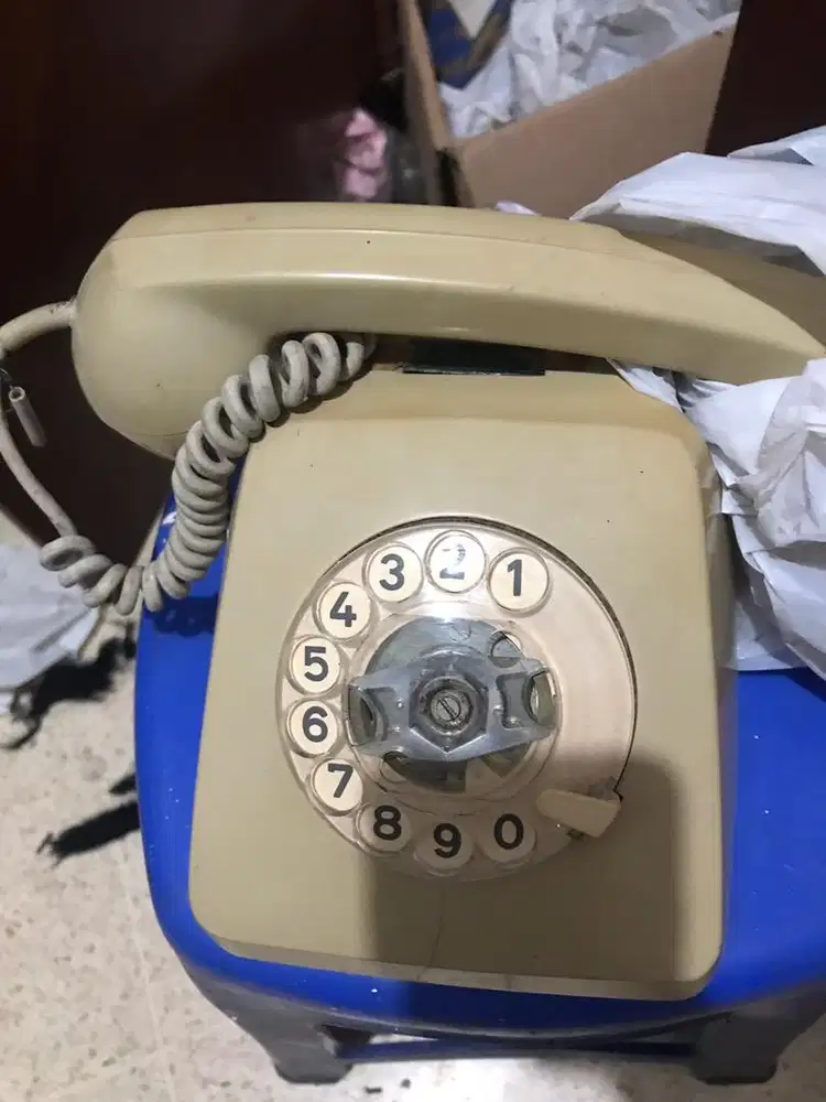 telephone rumah retro merk national made in japan